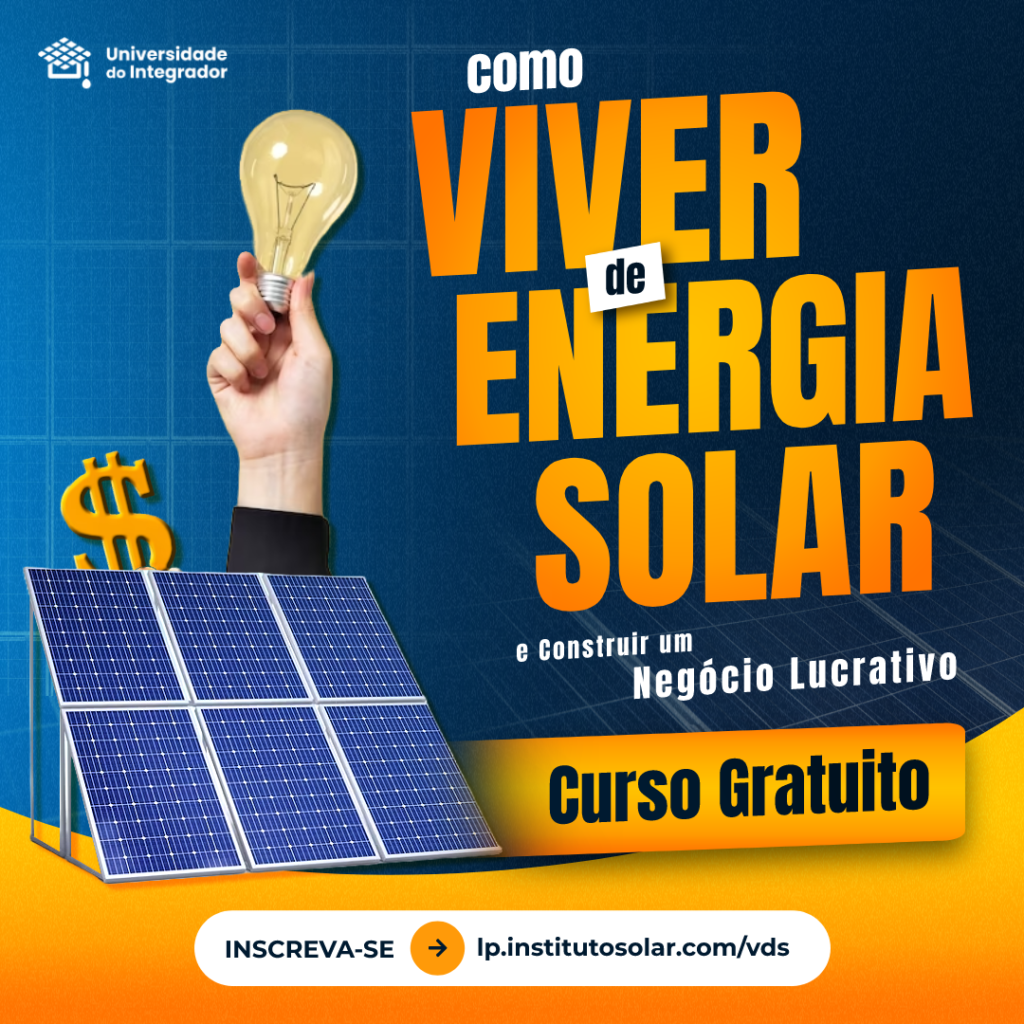 Curso Gratuito de Energia Solar Como Viver de Energia Solar